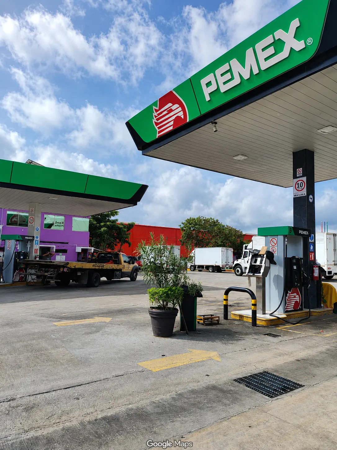 Exterior Gasolinera Montajes, Plan de Ayala, Tuxtla Gutiérrez